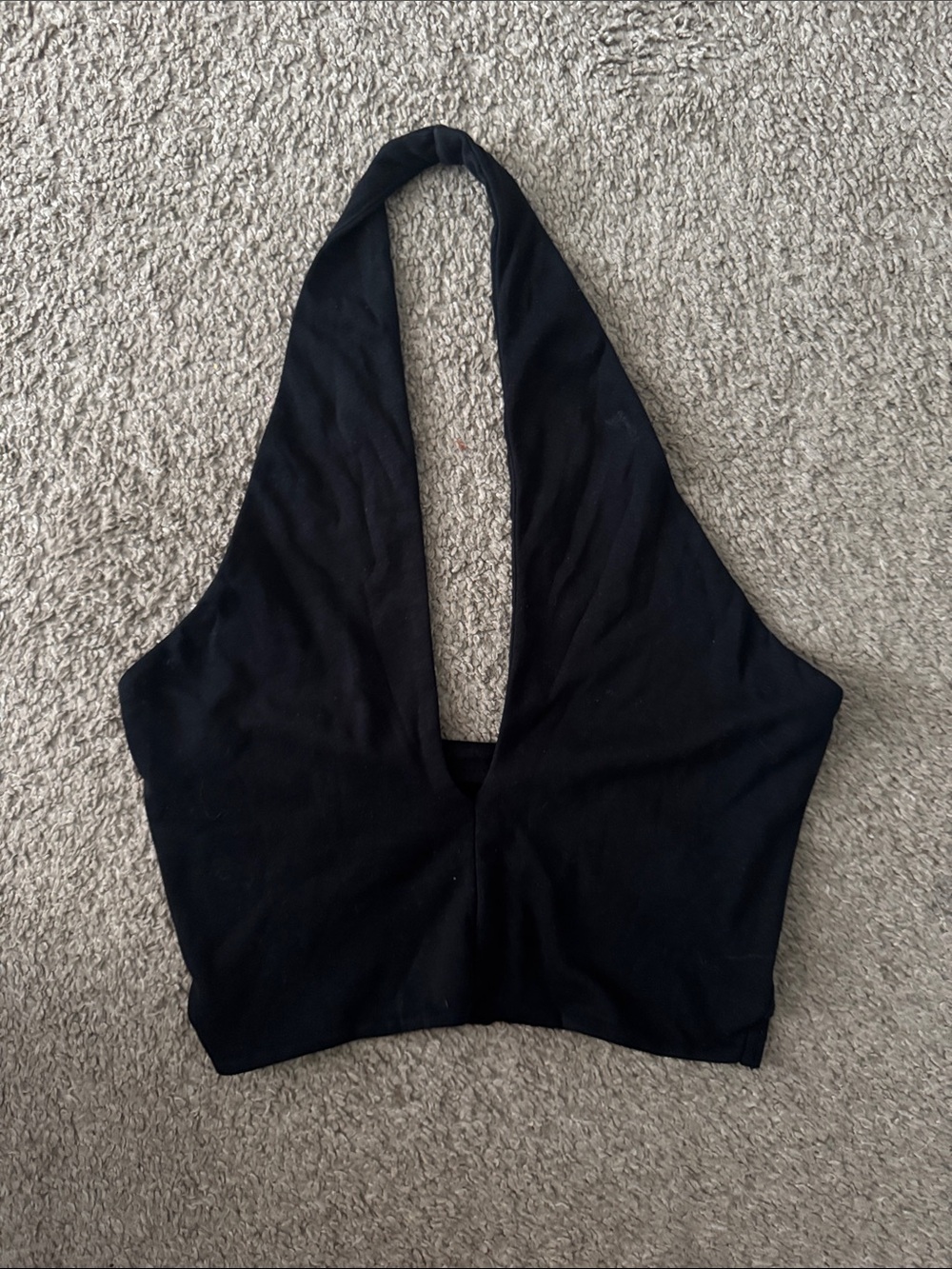 Zara Black Halter Bandeau Top